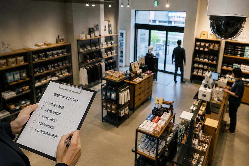 【防犯設備士の視点①】 防犯設備士が店舗を見るとき最初に確認する5つのポイント