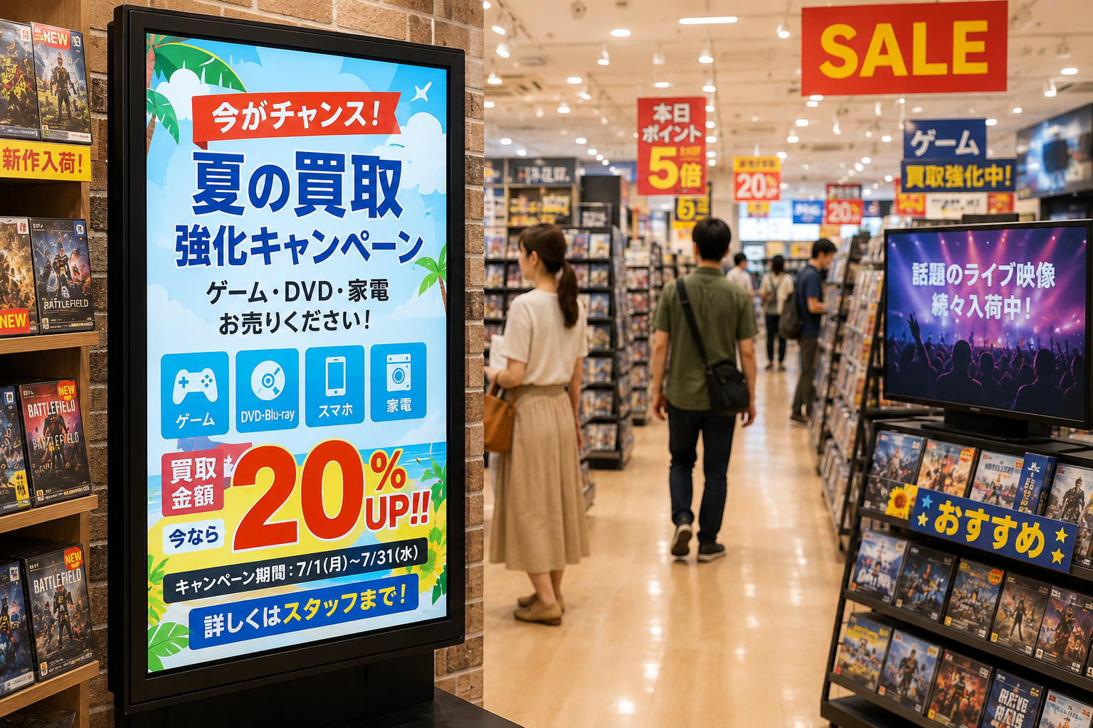 【利益改善事例】 デジタルサイネージで利益は変わる?小売店の導入事例から見る5つの効果